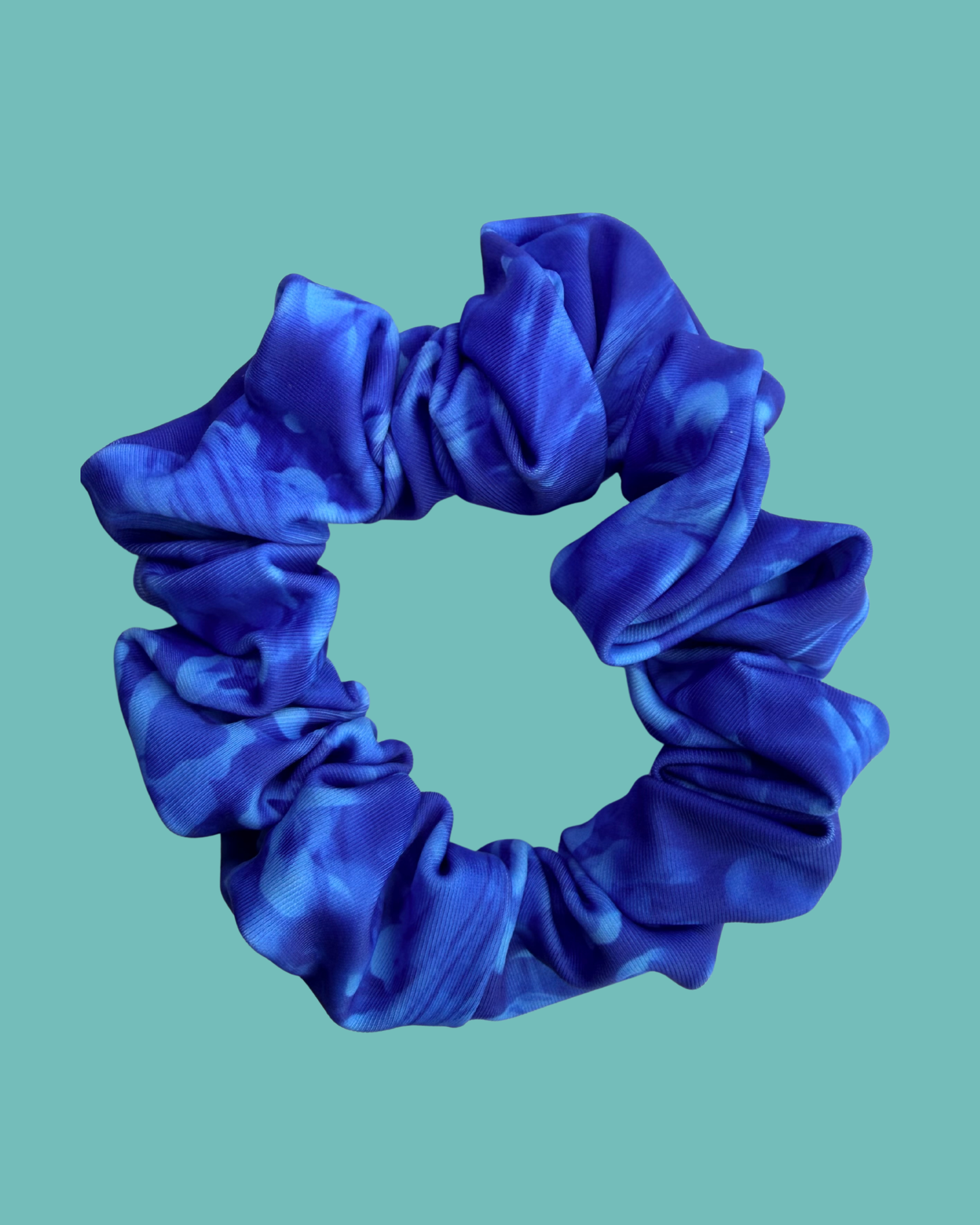 Scrunchie Aguarela Azul