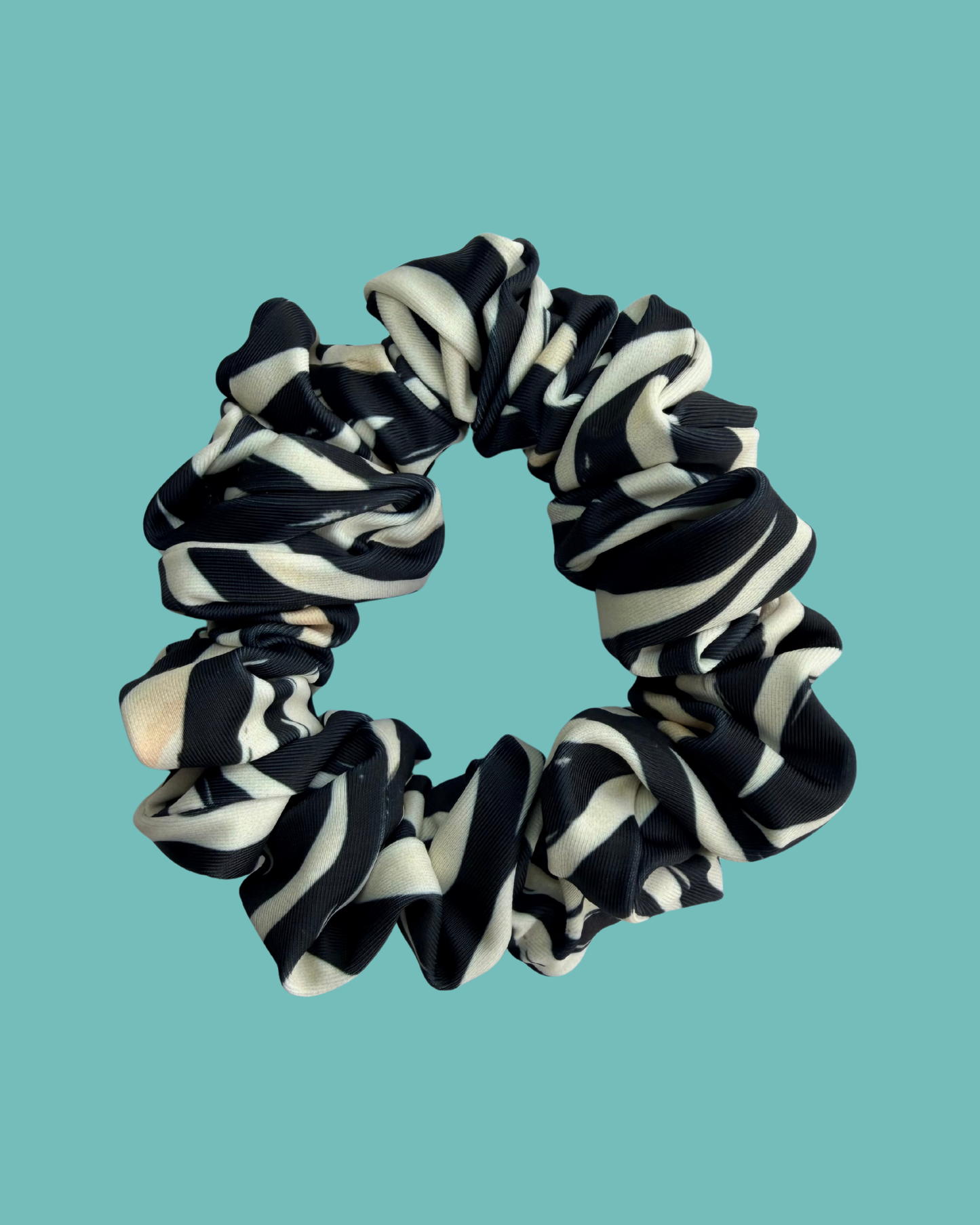Scrunchie Zebra Preta
