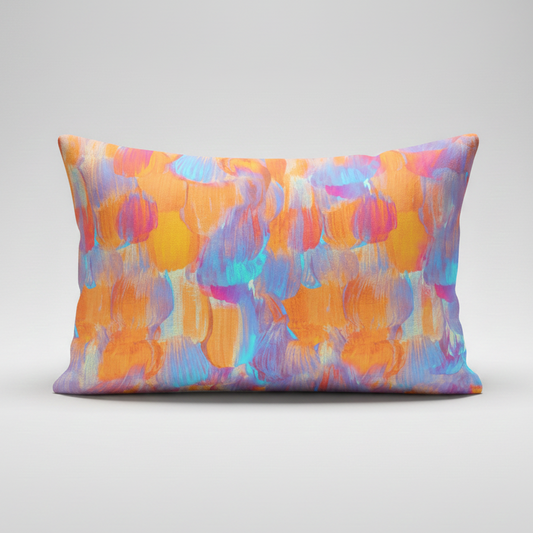 Almofada aguarela colorida