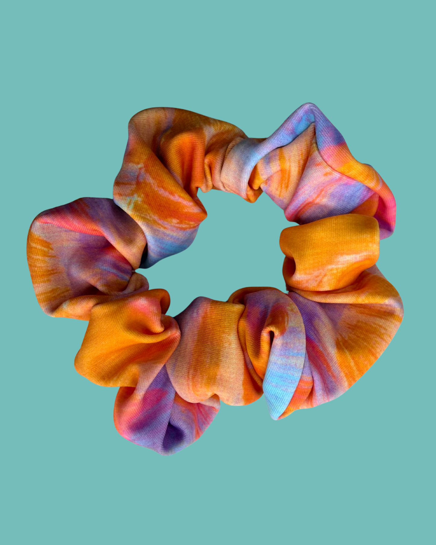 Scrunchie Aguarela Colorida