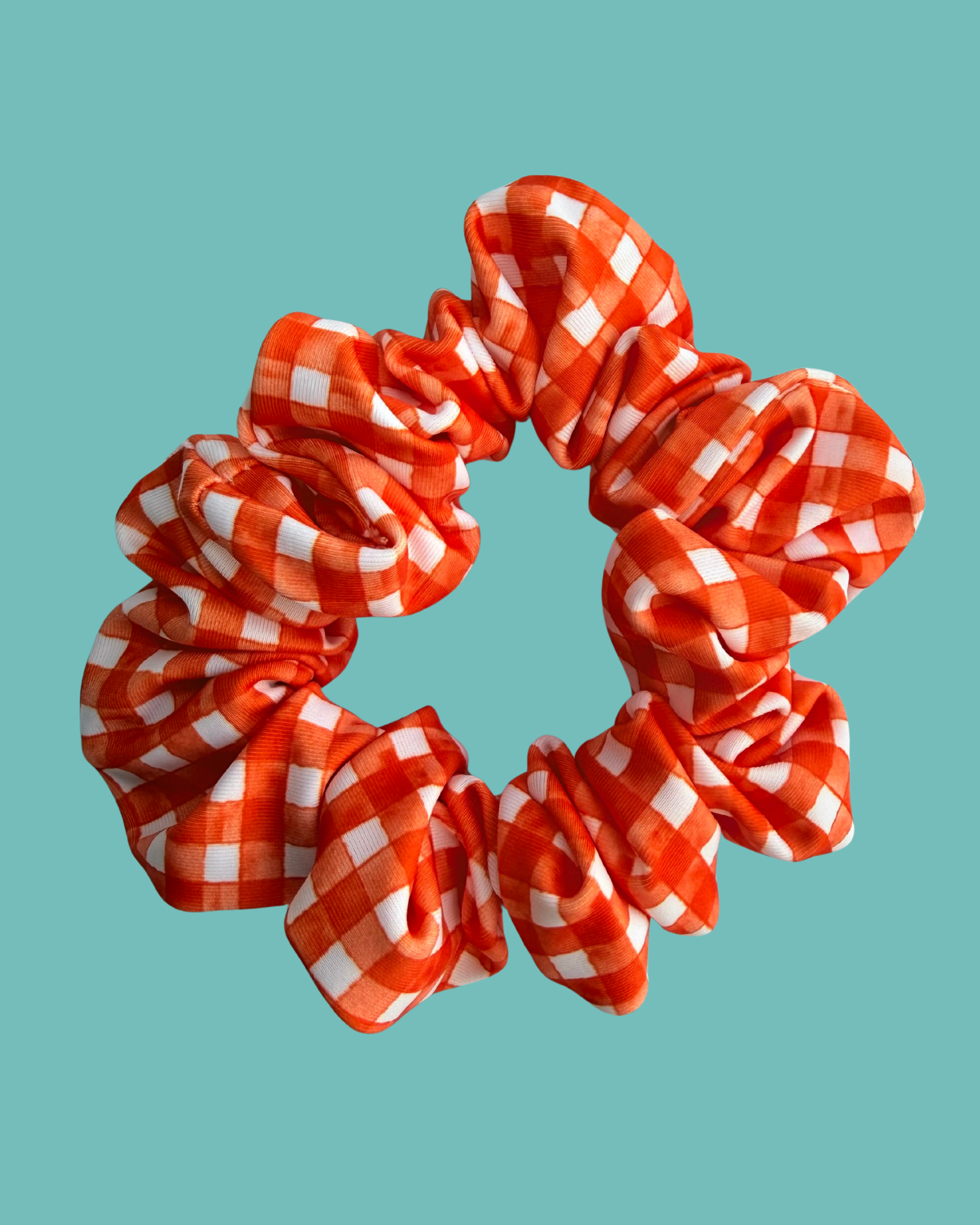 Scrunchie Vichy Laranja