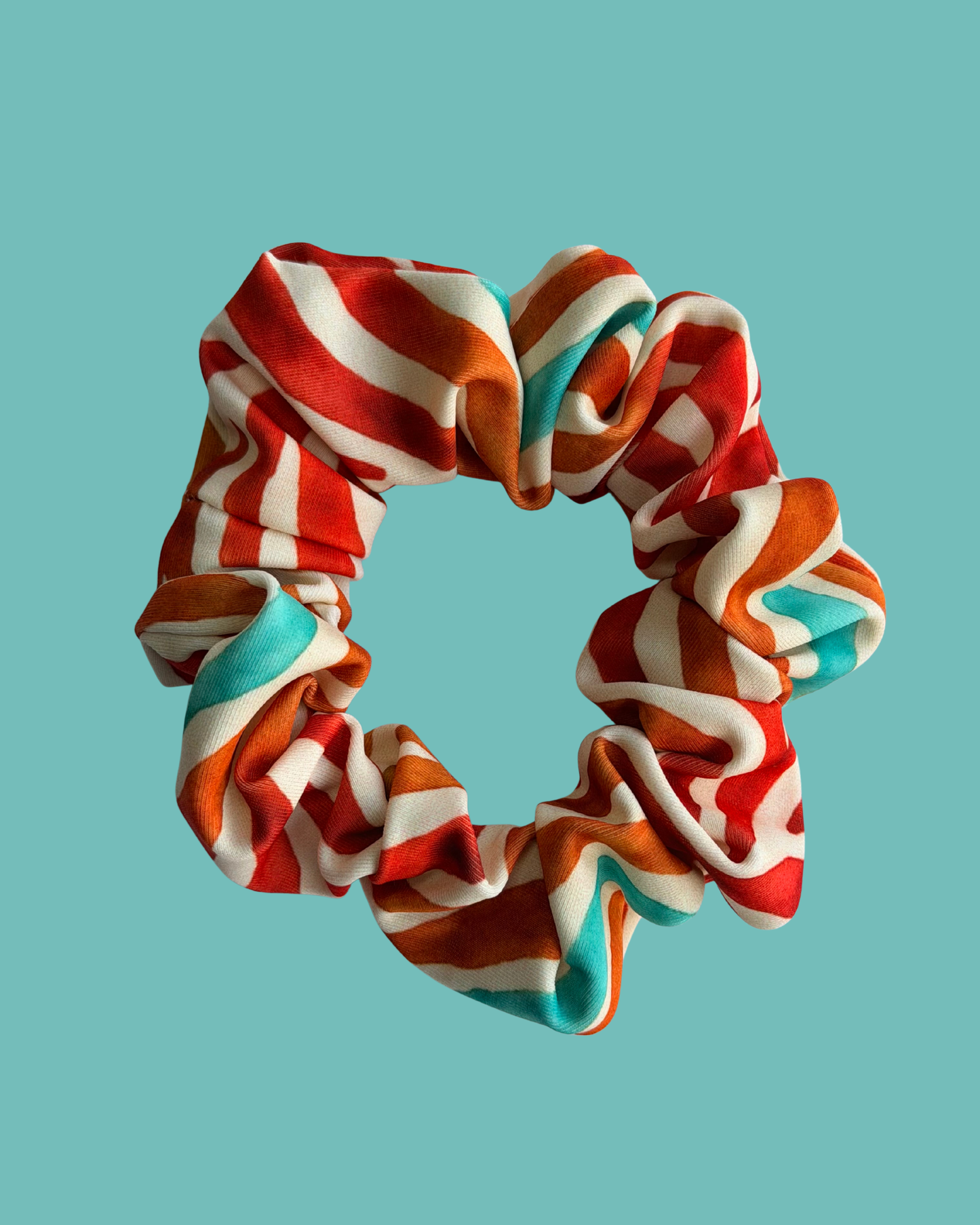Scrunchie Zebra Terracota